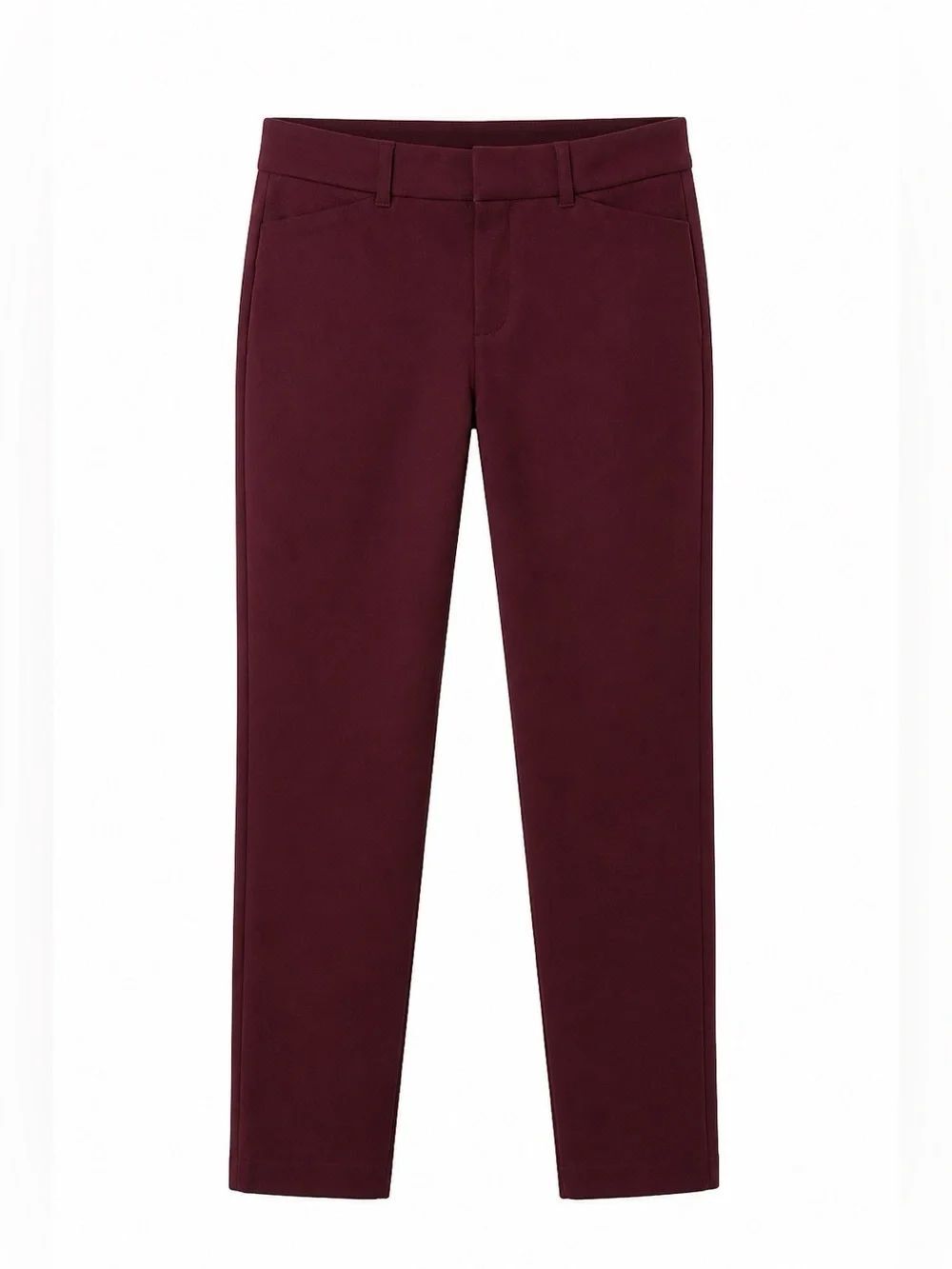 Old Navy Women’s High Rise Pixie Pants in Burgundy
